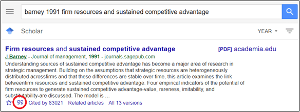 Google Scholar Automatic Citation