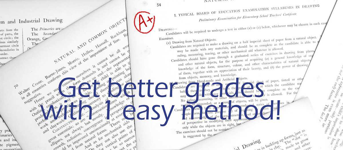 Get better grades easily